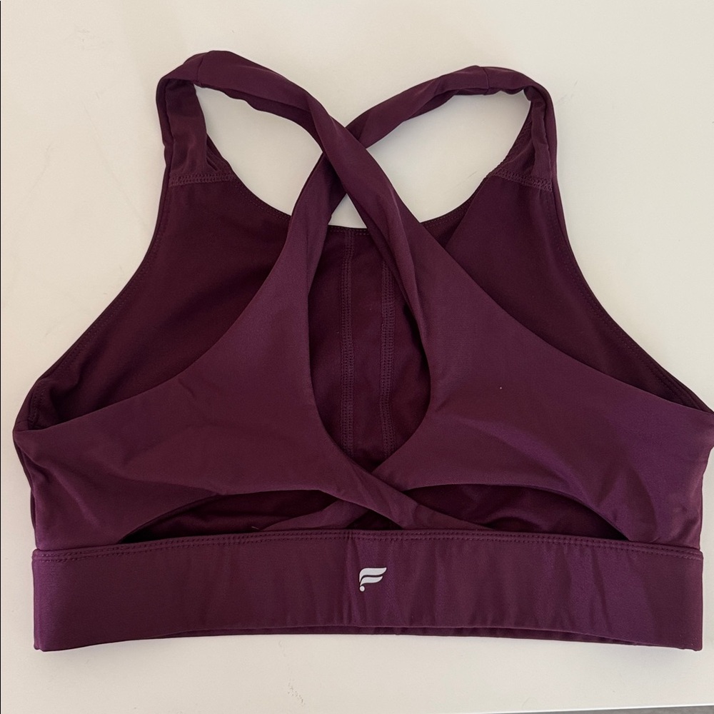 Fabletics Deep Purple Sports Bra - Picture 2 of 2